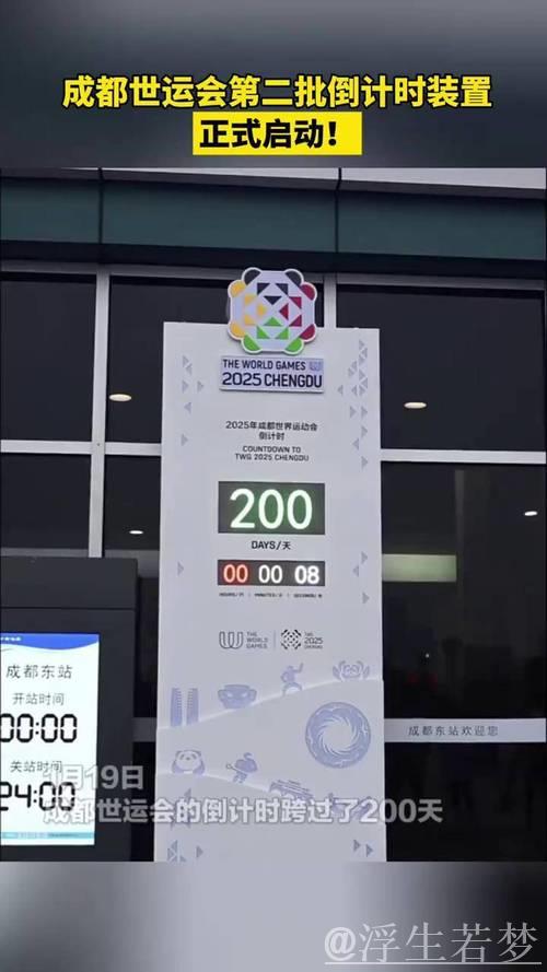 成都开展世运会倒计时百日预热活动